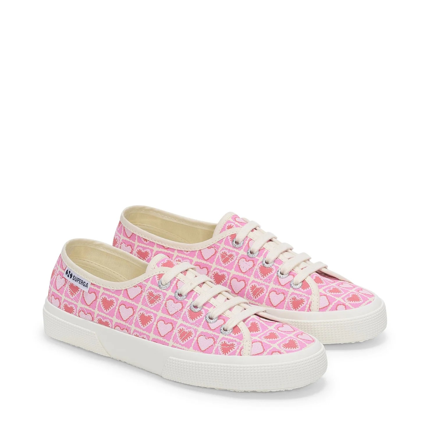 3751 heart crochet print leggera 2