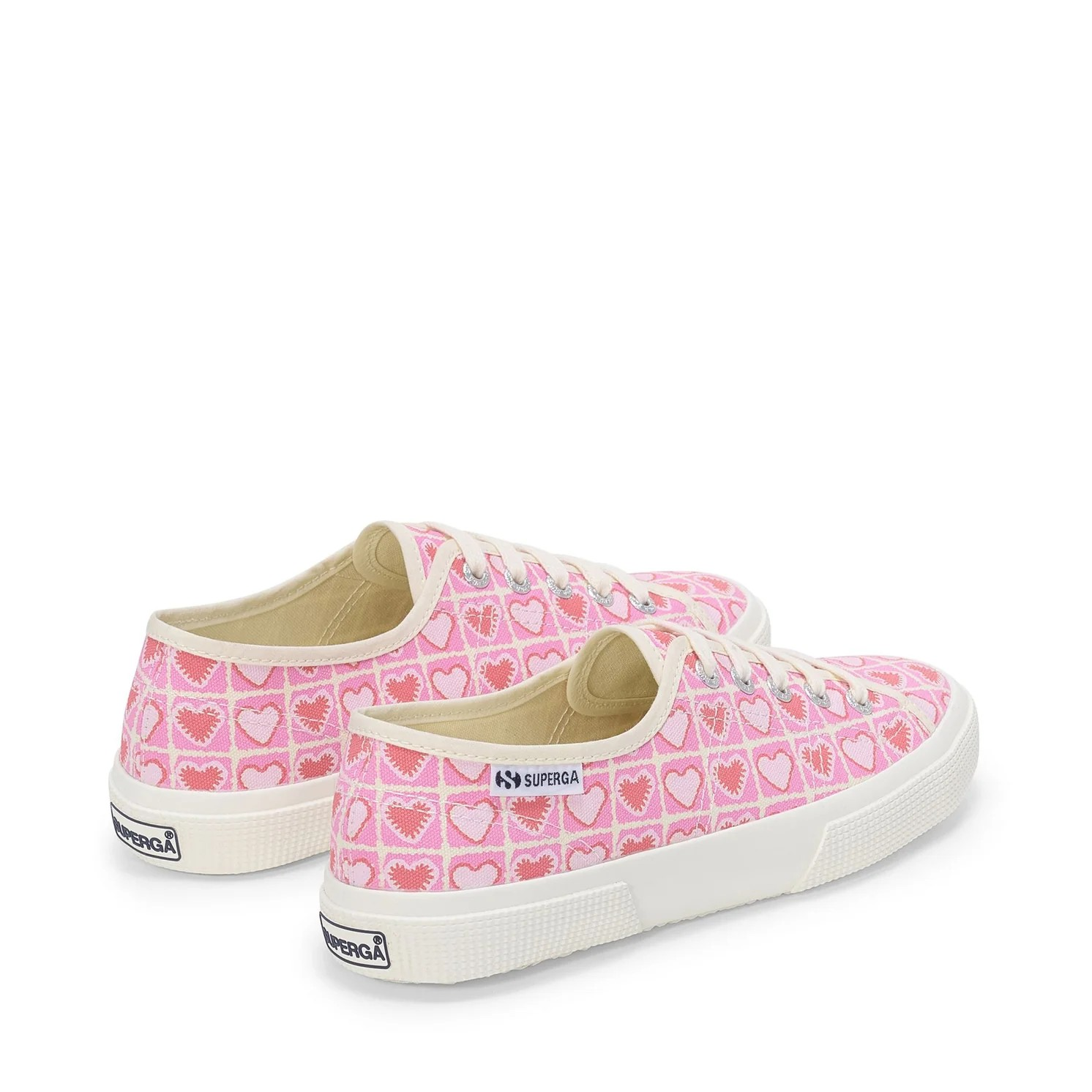3752 heart crochet print leggera 3