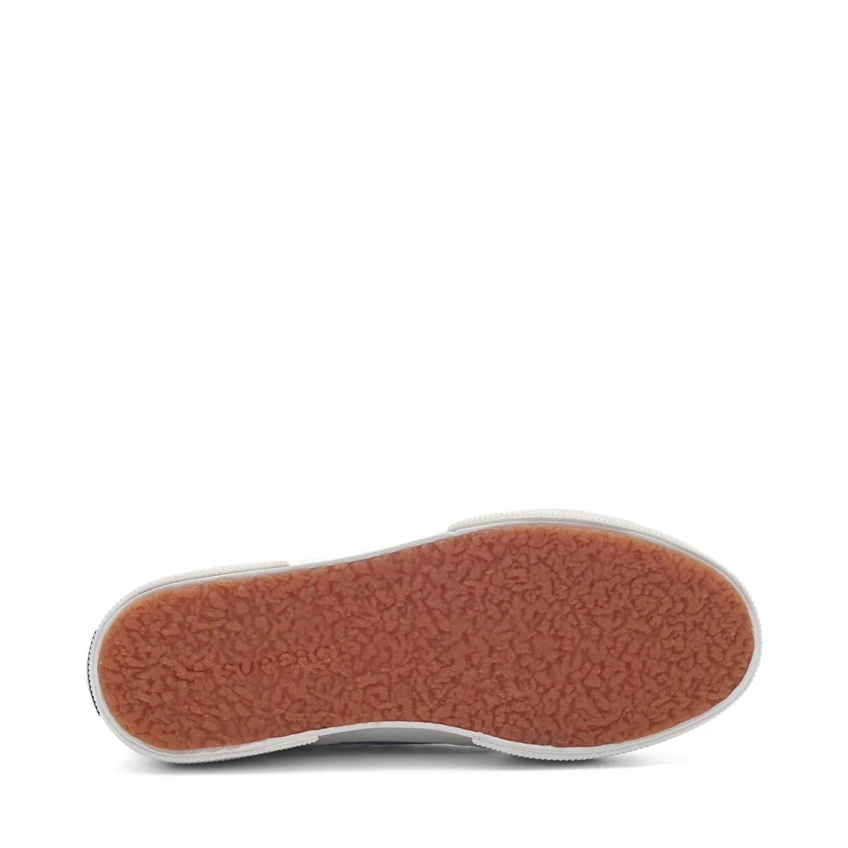 Superga 2740 Platform Sneakers - Violet Lilla Avorio. Bottom view.