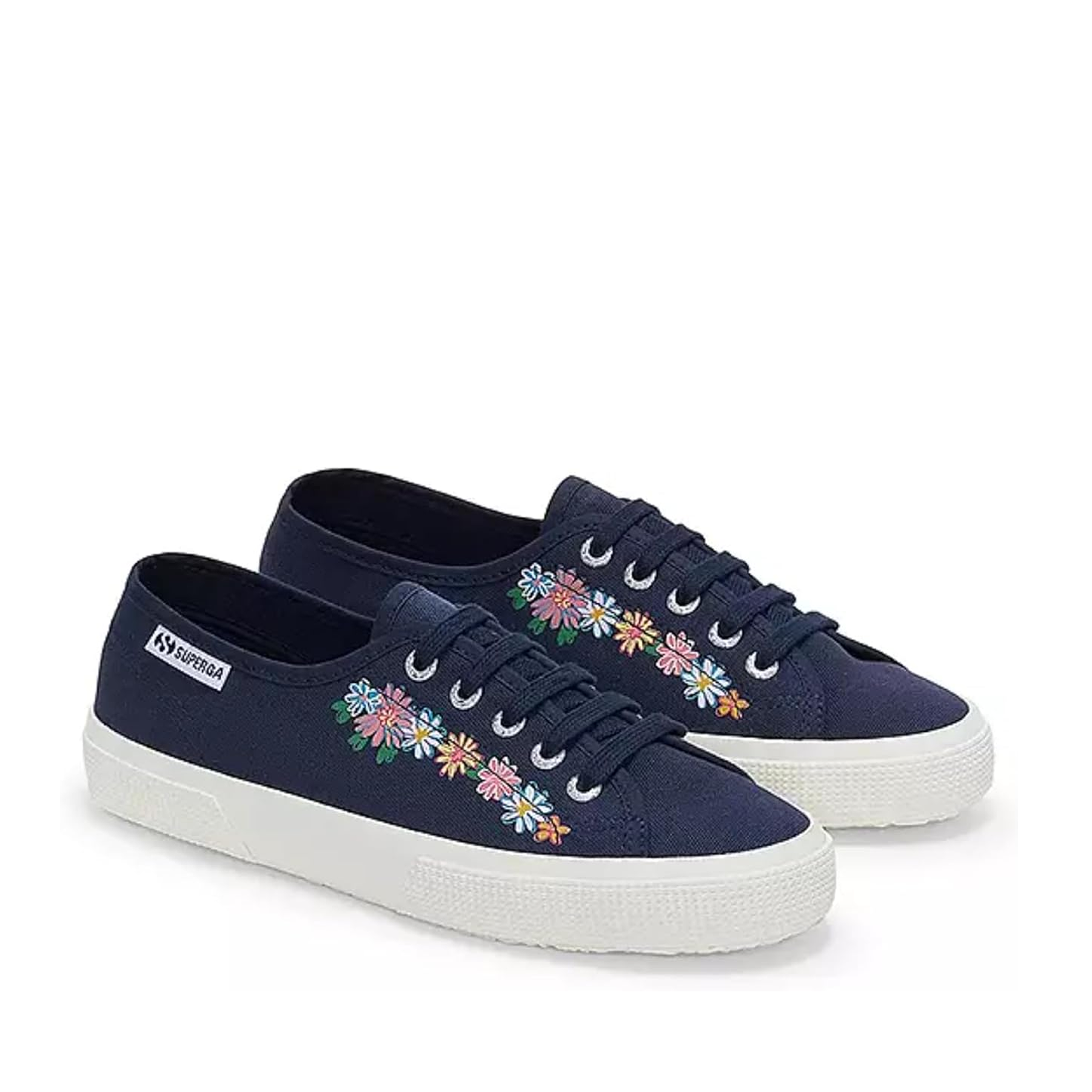 supergainersg9600　1点 3750 Flower Print Leggera - Blue Navy Multiflowers – Superga US