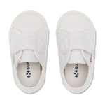 Superga 2750 Baby Easylite Straps Sneakers - White. Top view.