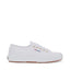 Superga 2750 Cotu Classic Sneakers - White Pale Gold. Side view.