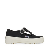 2541 Mary Jane Alpina Sneakers - Black-Favorio. Side view.