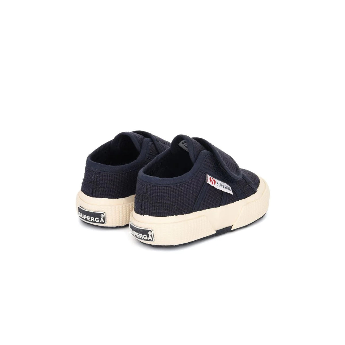SUPERGA 2750-bstrap Sneakers Unisex Bambino - Tomaia In Cotone Extraforte, Suola In Gomma Vulcanizzata, Chiusura Con Strappo, Traspiranti