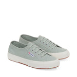 Superga 2750 Cotu Classic Sneakers - Grey Flint Avorio. Front view.