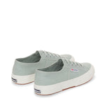 Superga 2750 Cotu Classic Sneakers - Grey Flint Avorio. Back view.