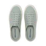 Superga 2750 Cotu Classic Sneakers - Grey Flint Avorio. Top view.