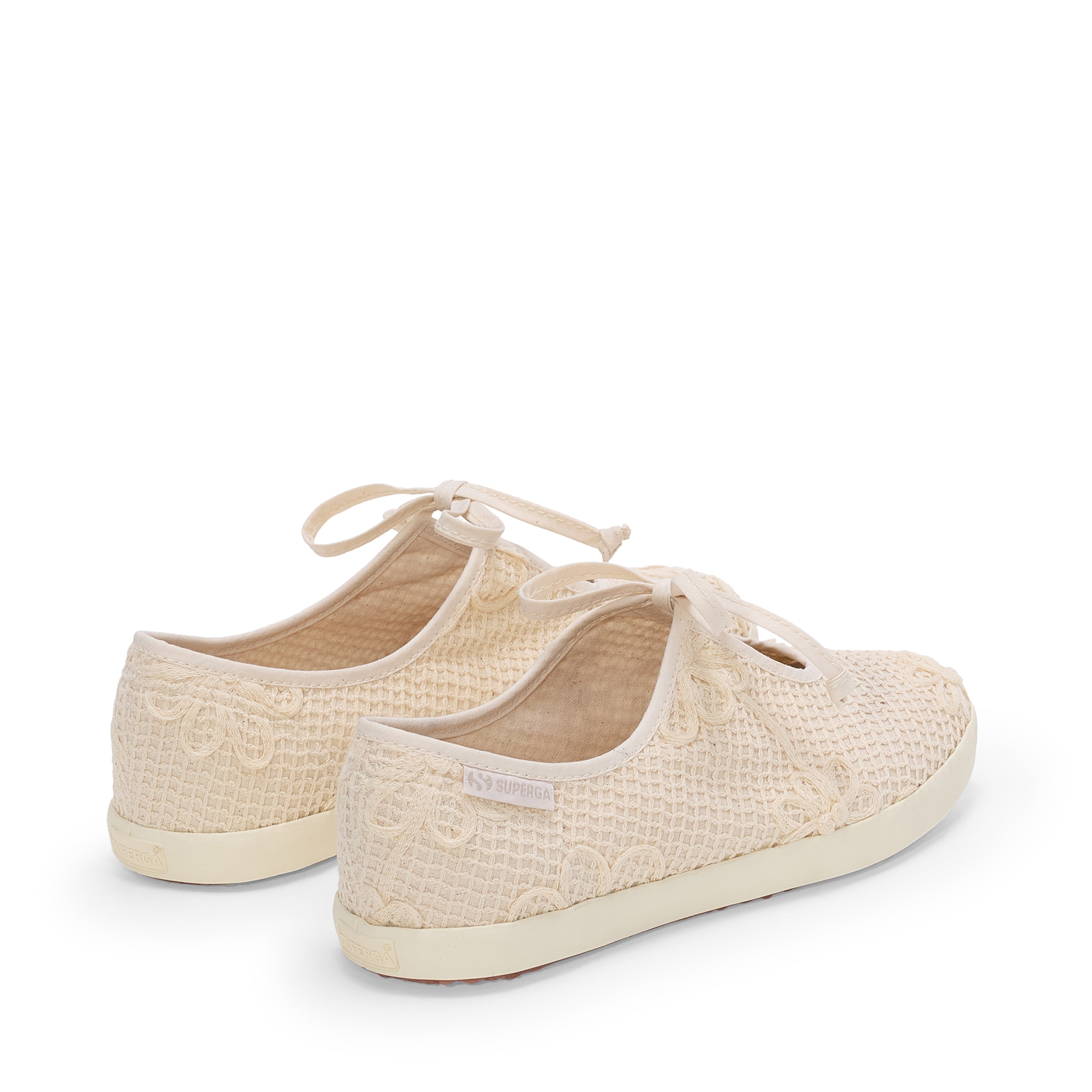 2444 BALLERINA LACE NET FLOWER CROCHET beige-raw-off-white 3