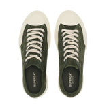 2432 Works Suede Flesh Out Sneakers - Green Grass Dk-Off White