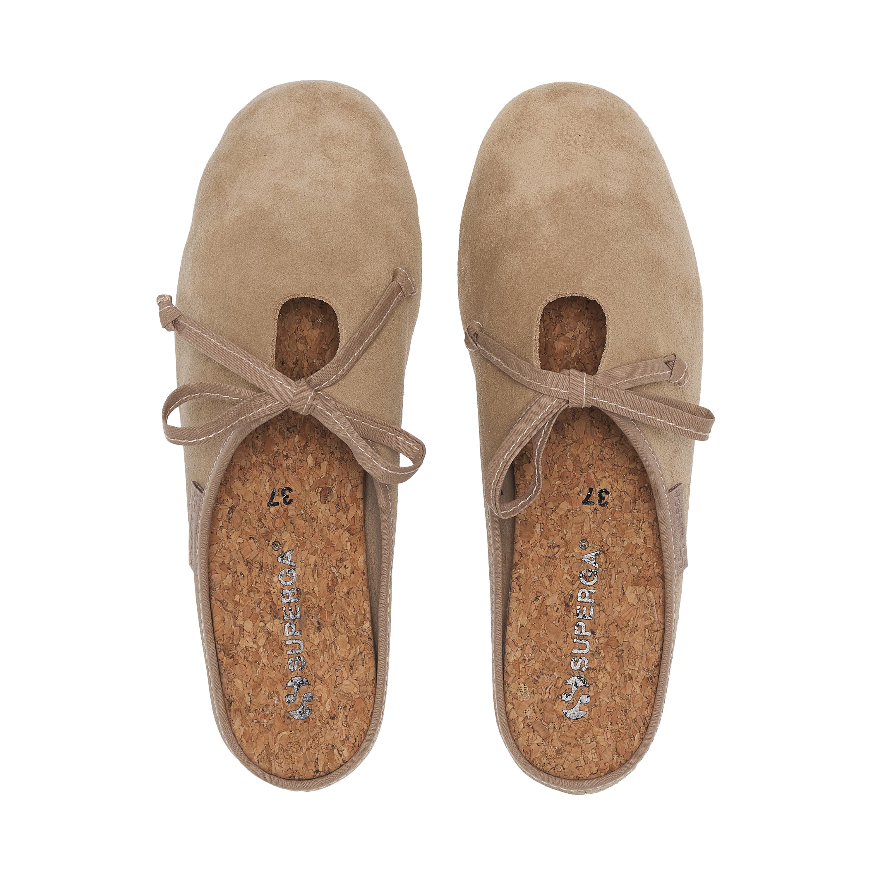 2445 Ballerina Mule Suede - Beige Fog – Superga US