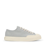 2432 Works Low Cut Cotton Canvas Sneakers - Dusty Grey/Off White