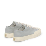 2432 Works Low Cut Cotton Canvas Sneakers - Dusty Grey/Off White