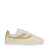 4833 Lendl Sneaker - White Avorio-Taupe-Off Yellow