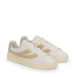 4833 Lendl Sneaker - White Avorio-Taupe-Off Yellow
