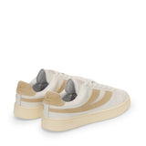 4833 Lendl Sneaker - White Avorio-Taupe-Off Yellow