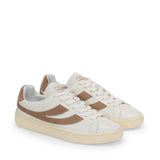 4833 Lendl Sneaker - White Avorio-Taupe-Off Yellow