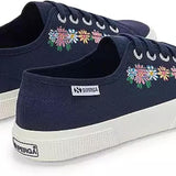 3750 Flower Print Leggera - Blue Navy Multiflowers