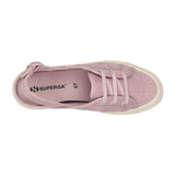 2933 Sling Back Linen Sabot Low Heel - Pink Skin-Beige Natural