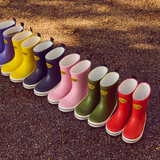 735 Kids Rubber Boots - Pink Flushing