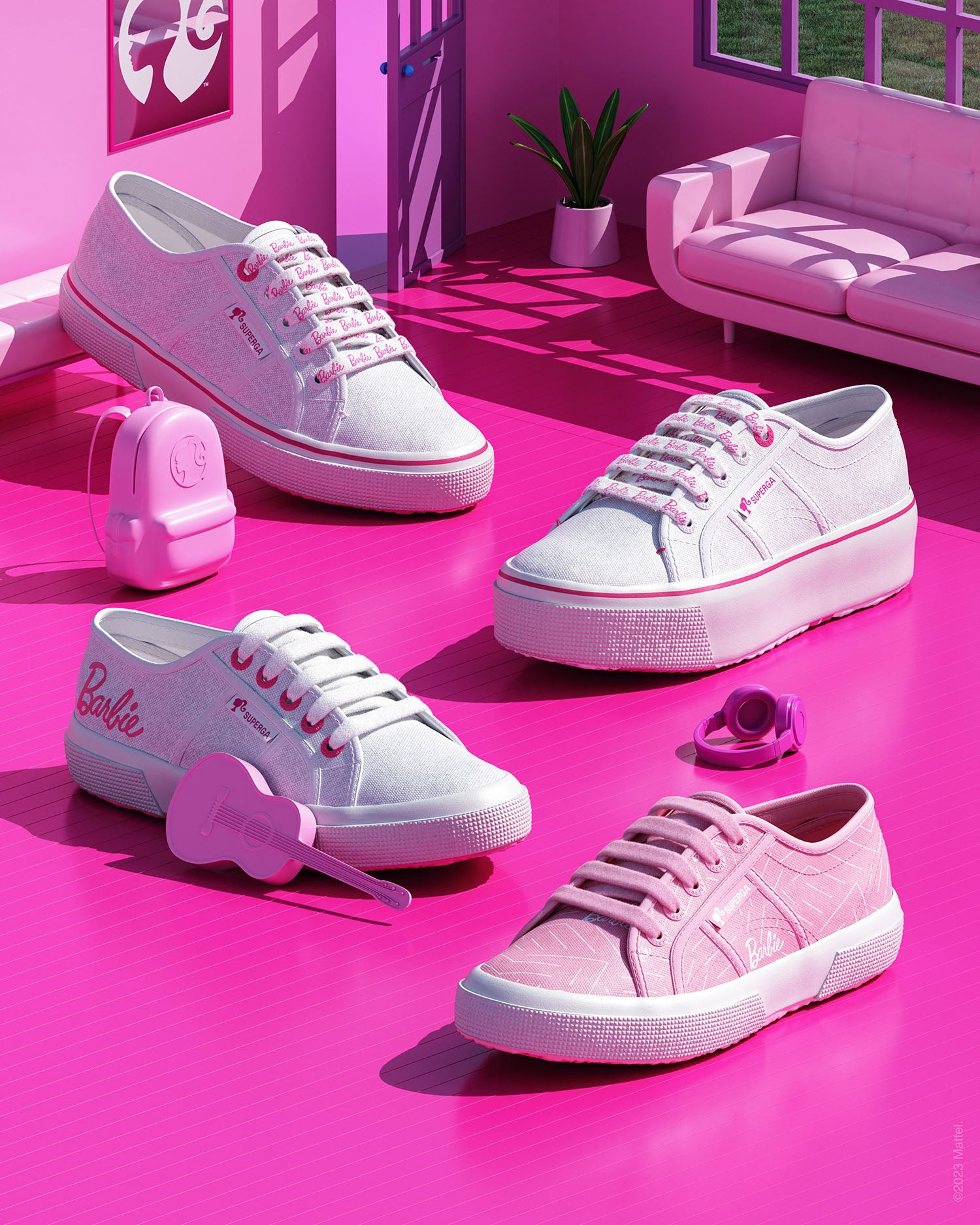 Paint the Town Pink With Superga x Barbie's Collaboration