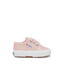 Superga 2750 Baby Lamé Sneakers - Pinkish Iridescent. Side view.