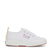 Superga 2750 Kids Funny Label Sneakers - White Multicolor Flower Label. Side view.