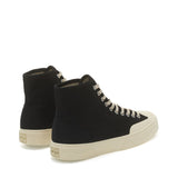 Superga 2433 Workwear Sneakers - Black Off White. Back view