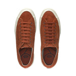 Superga 2750 Og Hairy Suede Sneakers - Brown Piquant Avorio. Top view.