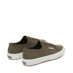 Superga 2750 Nappa Sneakers - Fossil Matte Avorio. Back view.