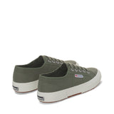 Superga 2750 Cotu Classic Sneakers - Grey Greenish Avorio. Back view