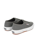 Superga 2750 Cotu Classic Sneakers - Grey Dark Sage. Back view.
