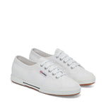 Superga 2950 Cotu Sneakers - White. Front view.