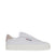 Superga 3843 Court Sneakers - White Violet Hushed Avorio. Side view.