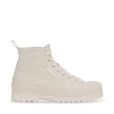 Superga 2469 Alpina Wave Tape Canvas Wr Boots - Total Beige. Side view.