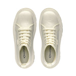 Superga 3052 Alpina Apex Mid Boots - Total Beige Natural. Top view.