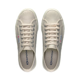 Superga 2740 Platform Sneakers - Beige Lt Avorio. Top view.