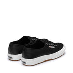 Superga 2750 Nappa Sneakers Sneakers - Black White. Back view.