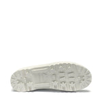 2644 Alpina Quilted Nylon Boots - Grey Fossil Avorio. Bottom view.