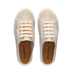 Superga 2402 Mule Macrame Sneakers - Canvas. Top view.