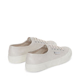 Superga 2750 Pearl Matte Canvas Sneakers - Beige Lt Avorio. Back view