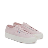 2740 Platform Sneakers - Pinkish Avorio. Front view.
