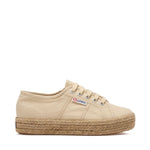 Superga 2730 Rope Sneakers - Canvas. Side view.