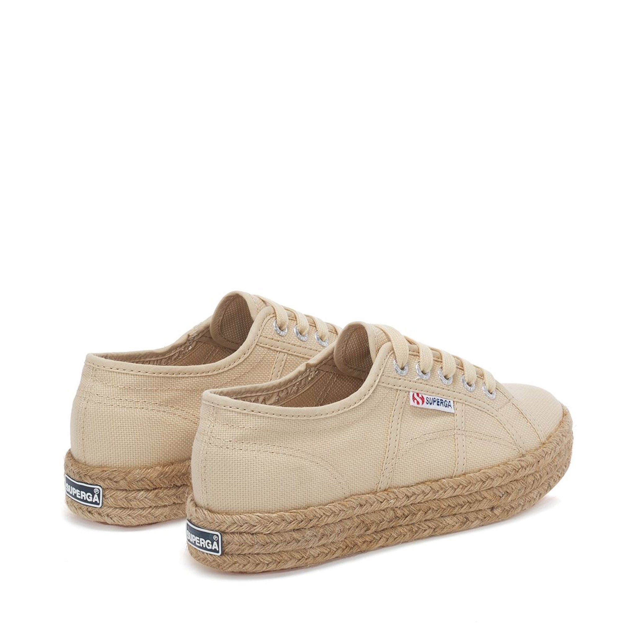 Superga 2730 Rope Sneakers - Canvas. Back view.