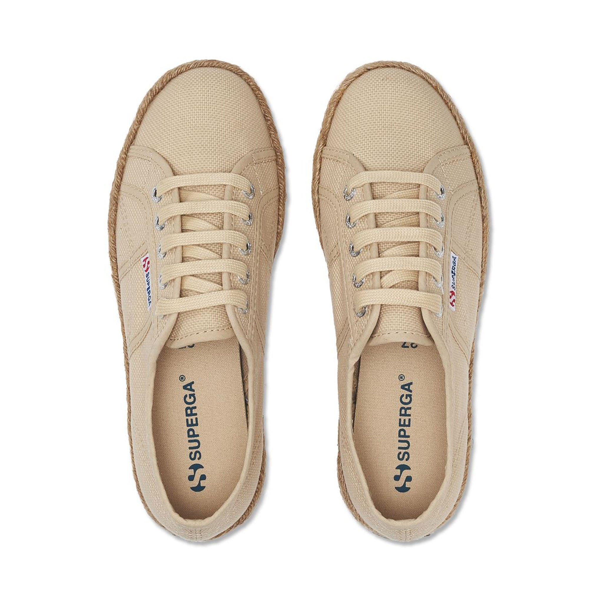 Superga 2730 Rope Sneakers - Canvas. Top view.