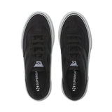 Superga 3041 Revolley Colorblock Platform Sneakers - Black Bristol Black Off White. Top view.