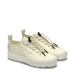 2625 Tank Quilted Nylon Sneakers - Beige Natural Avorio. front view.