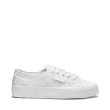 Superga 2750 Sangallo Sneakers - Total White. Side view.
