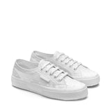 Superga 2750 Sangallo Sneakers - Total White. Front view.