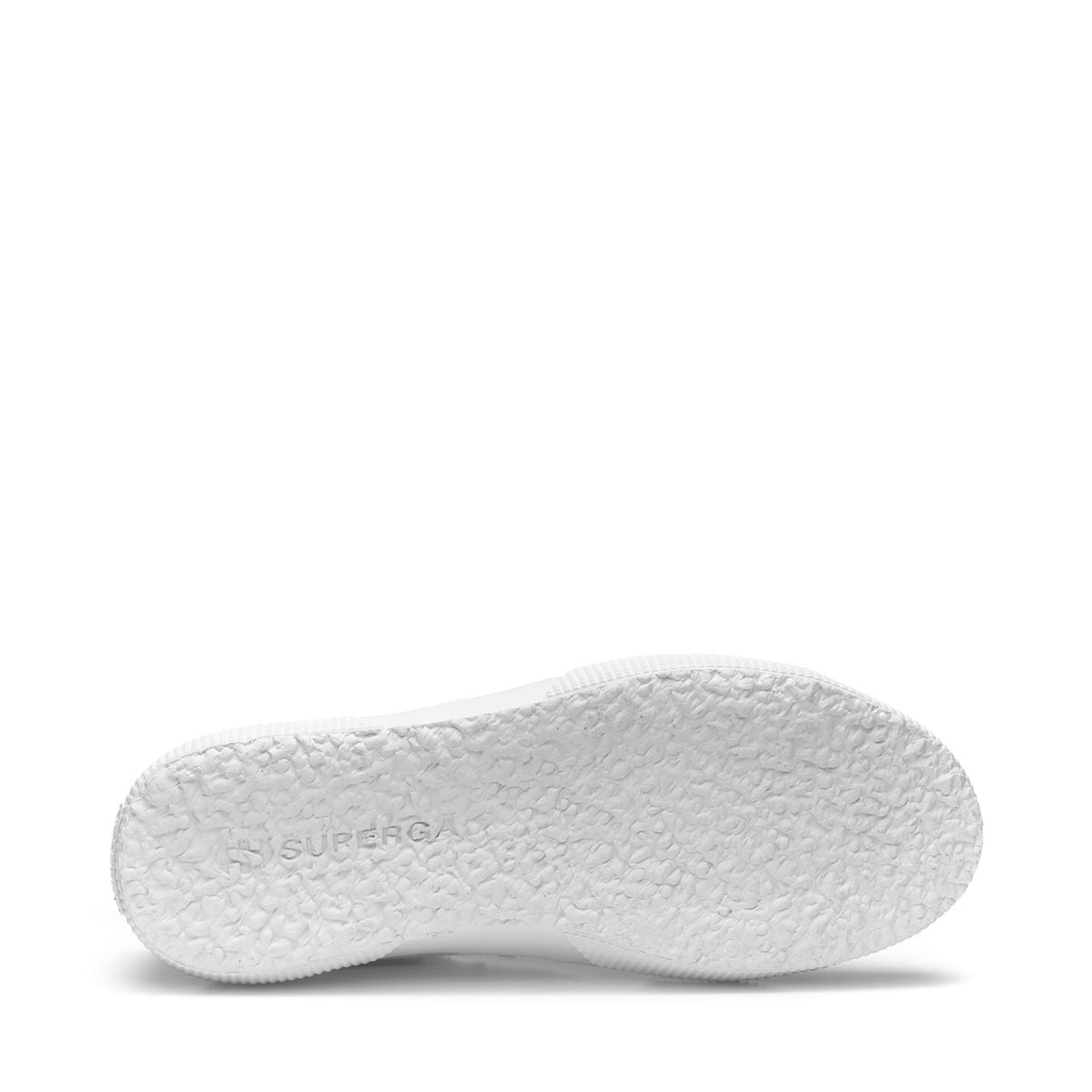 Superga 2750 Sangallo Sneakers - Total White. Bottom view.