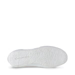 Superga 2941 Revolley Terry Cloth Sneakers - Pink White Icing Green Sage. Bottom view.